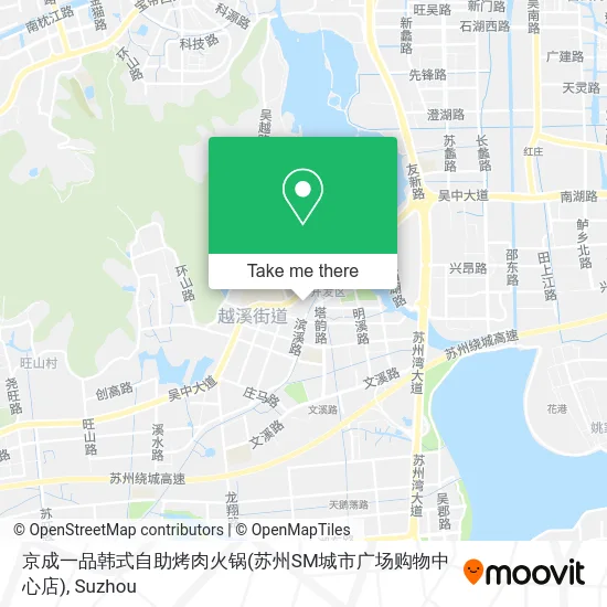 京成一品韩式自助烤肉火锅(苏州SM城市广场购物中心店) map