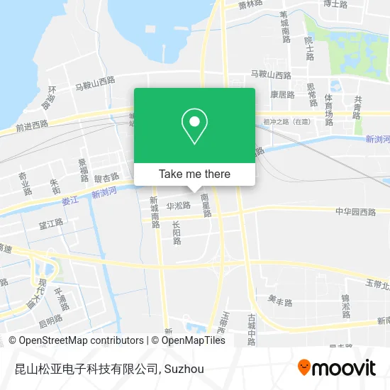 昆山松亚电子科技有限公司 map