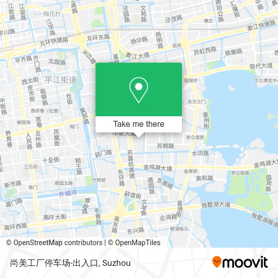 尚美工厂停车场-出入口 map