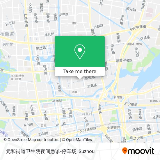 元和街道卫生院夜间急诊-停车场 map