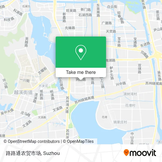 路路通农贸市场 map