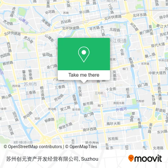 苏州创元资产开发经营有限公司 map