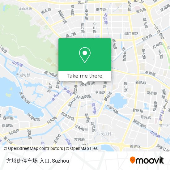 方塔街停车场-入口 map