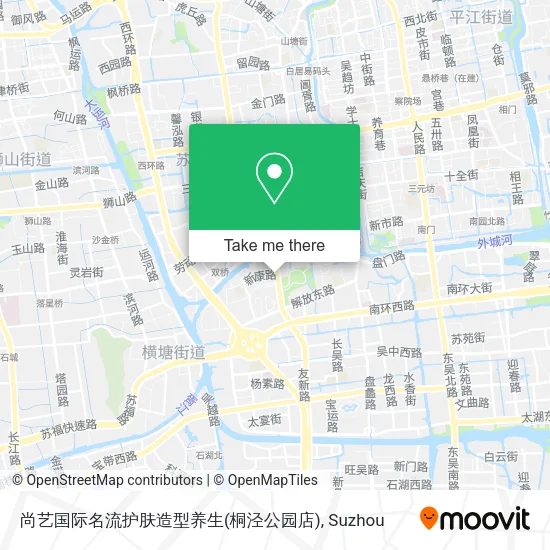 尚艺国际名流护肤造型养生(桐泾公园店) map