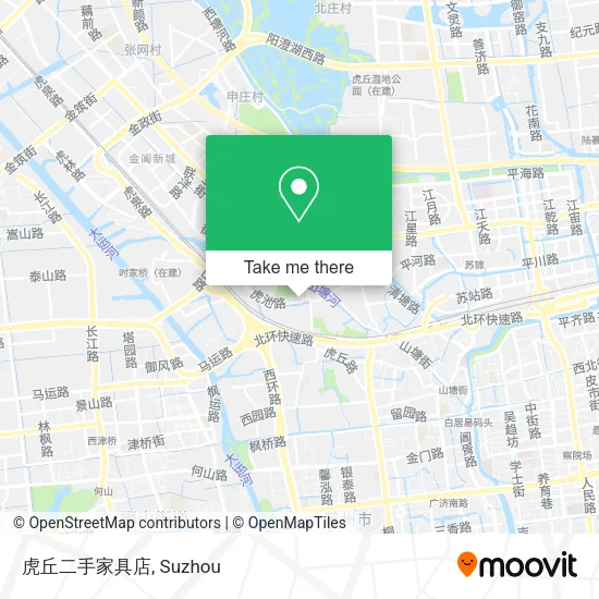 虎丘二手家具店 map