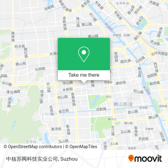 中核苏阀科技实业公司 map