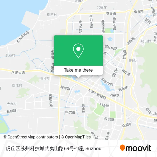 虎丘区苏州科技城武夷山路69号-1幢 map