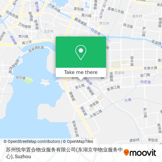 苏州悦华置合物业服务有限公司(东湖京华物业服务中心) map