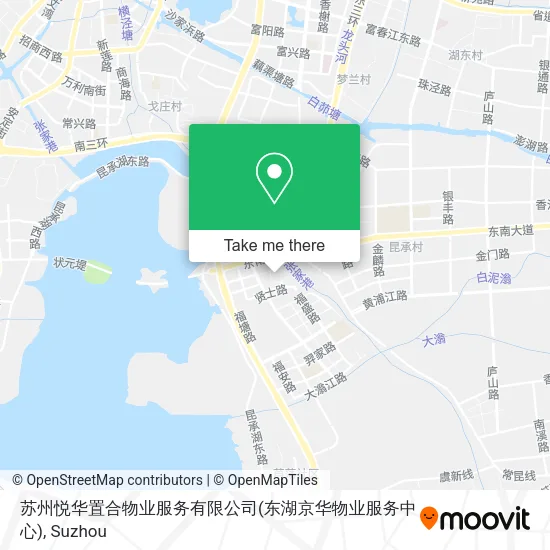 苏州悦华置合物业服务有限公司(东湖京华物业服务中心) map