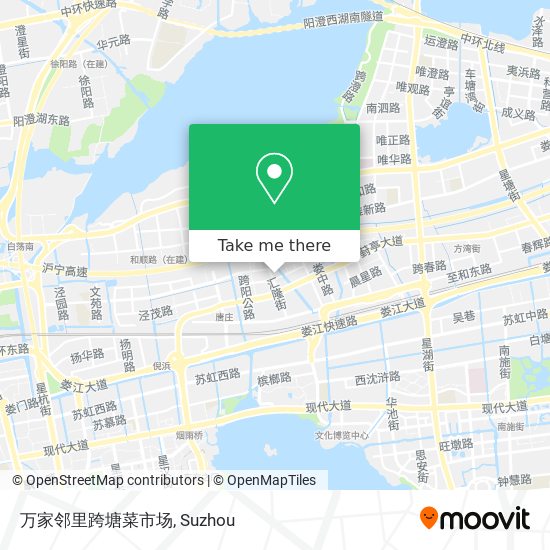 万家邻里跨塘菜市场 map