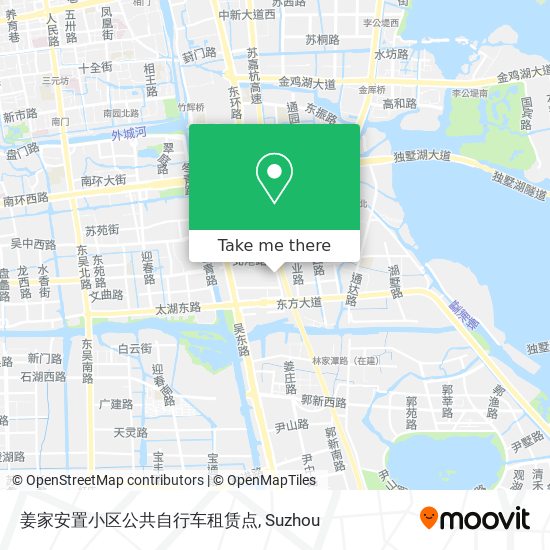 姜家安置小区公共自行车租赁点 map