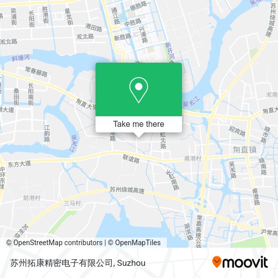 苏州拓康精密电子有限公司 map