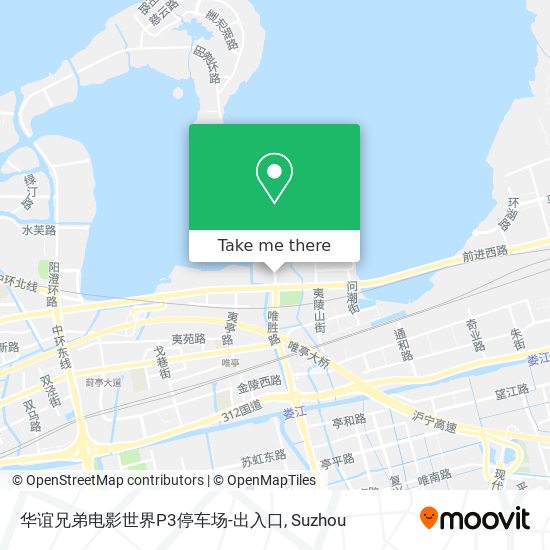 华谊兄弟电影世界P3停车场-出入口 map