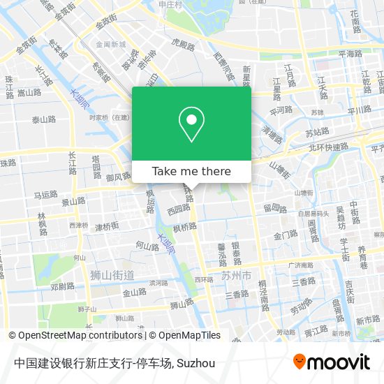 中国建设银行新庄支行-停车场 map