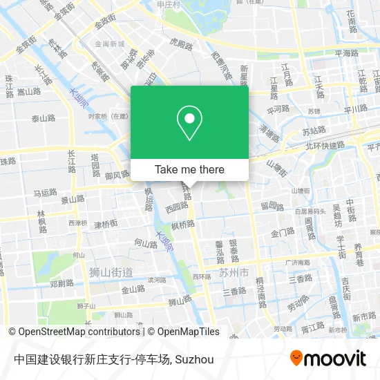 中国建设银行新庄支行-停车场 map