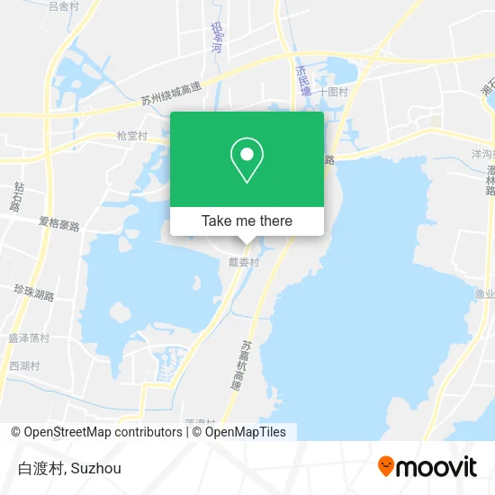 白渡村 map