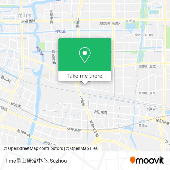 lime昆山研发中心 map