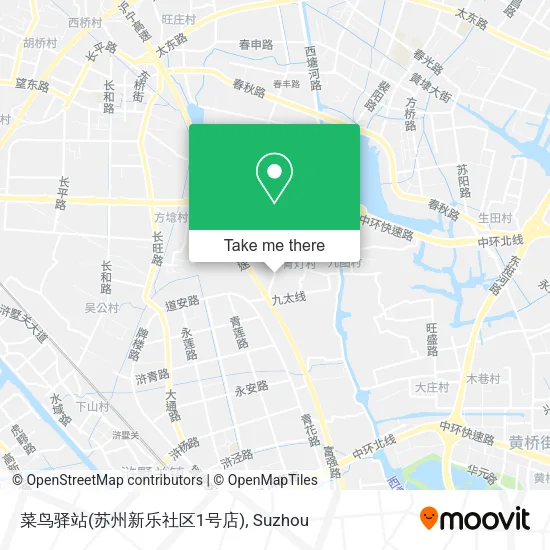 菜鸟驿站(苏州新乐社区1号店) map