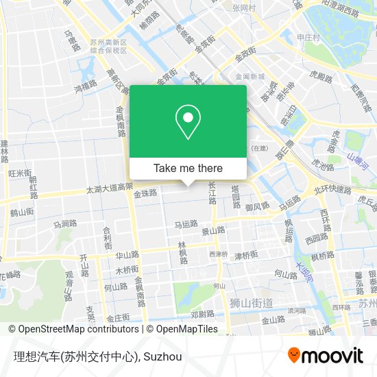 理想汽车(苏州交付中心) map