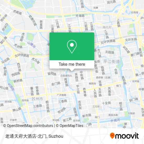老通天府大酒店-北门 map