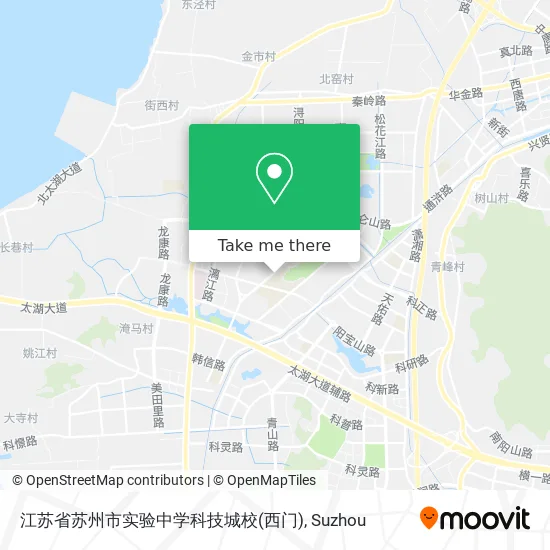 江苏省苏州市实验中学科技城校(西门) map