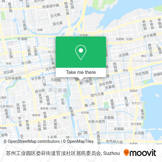 苏州工业园区娄葑街道官渎社区居民委员会 map