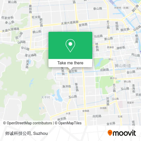 帅诚科技公司 map