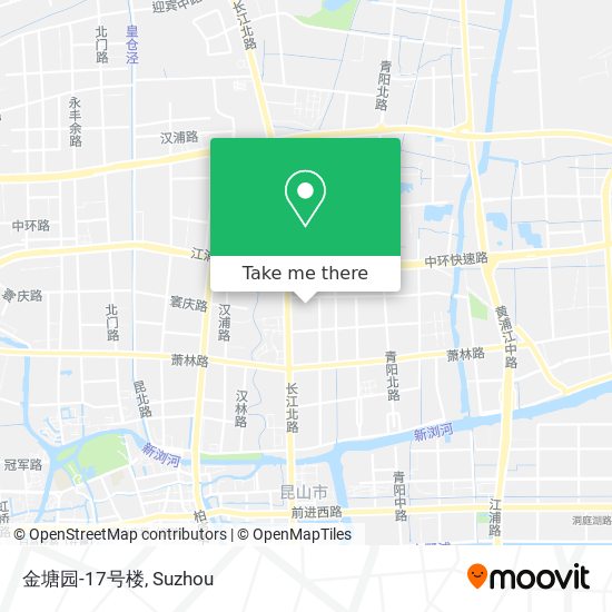金塘园-17号楼 map
