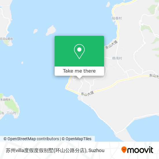 苏州villa度假度假别墅(环山公路分店) map