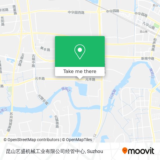 昆山艺盛机械工业有限公司经管中心 map