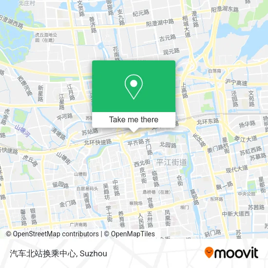 汽车北站换乘中心 map