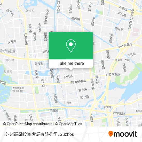 苏州高融投资发展有限公司 map