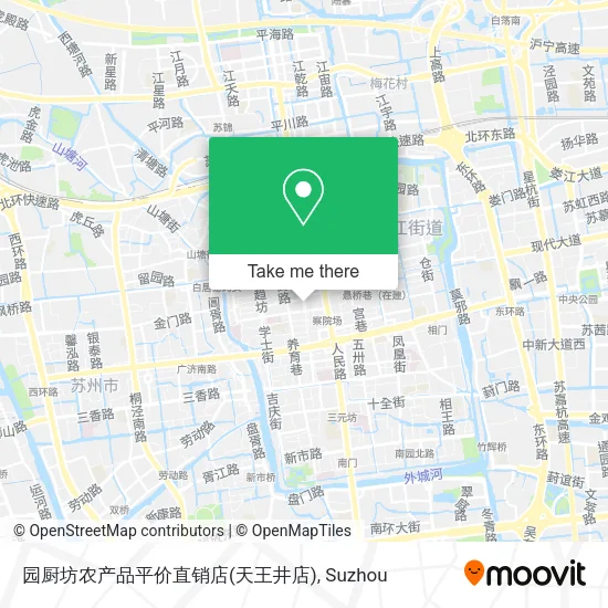 园厨坊农产品平价直销店(天王井店) map