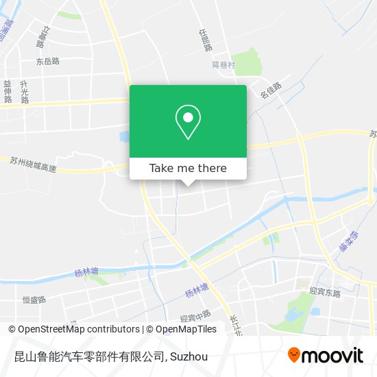 昆山鲁能汽车零部件有限公司 map