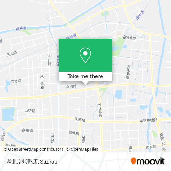老北京烤鸭店 map