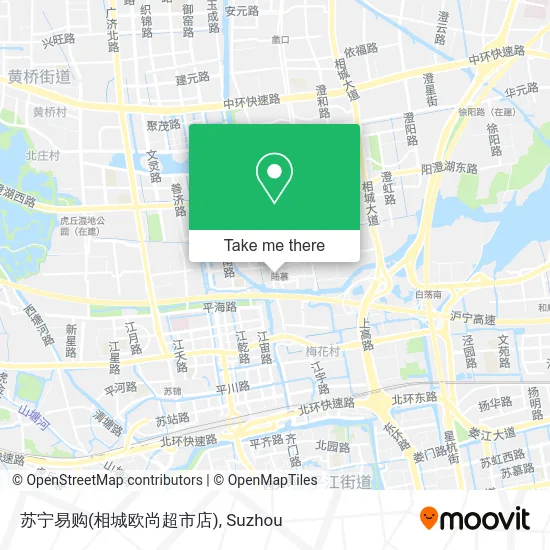 苏宁易购(相城欧尚超市店) map