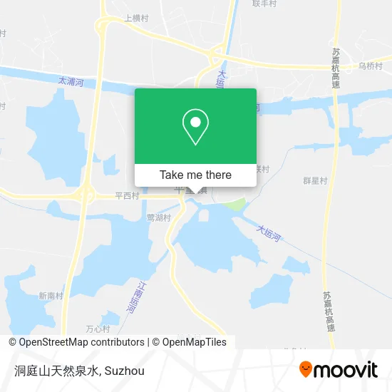 洞庭山天然泉水 map