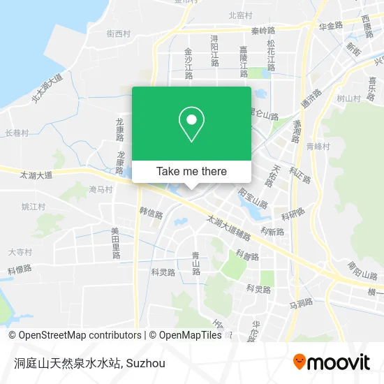 洞庭山天然泉水水站 map