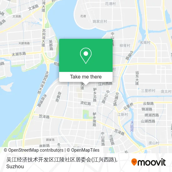 吴江经济技术开发区江陵社区居委会(江兴西路) map