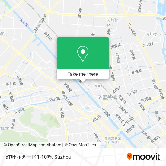 红叶花园一区1-10幢 map