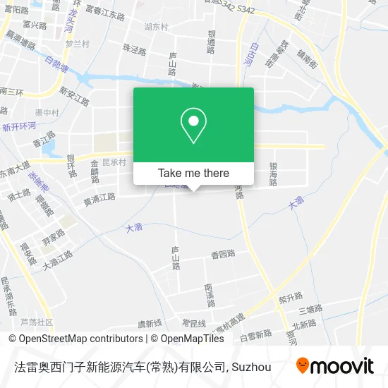 法雷奥西门子新能源汽车(常熟)有限公司 map
