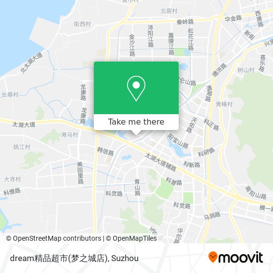 dream精品超市(梦之城店) map