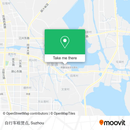自行车租赁点 map