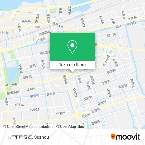 自行车租赁点 map