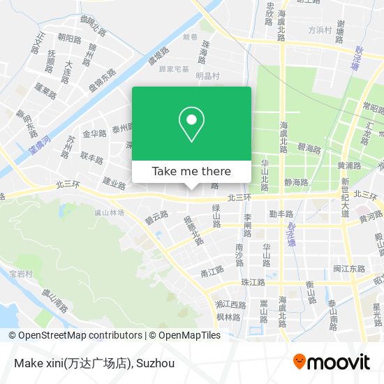 Make xini(万达广场店) map