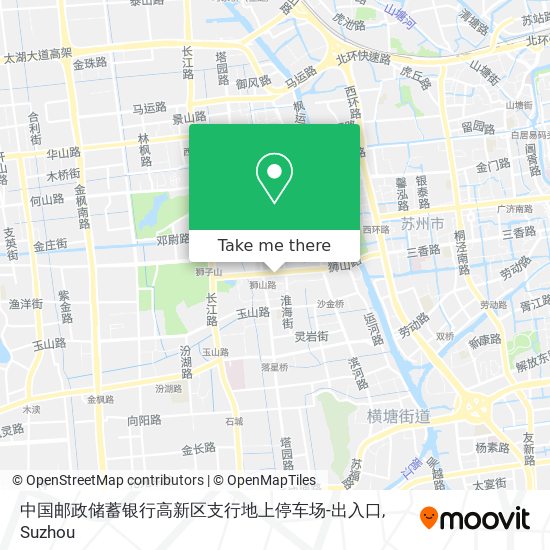 中国邮政储蓄银行高新区支行地上停车场-出入口 map