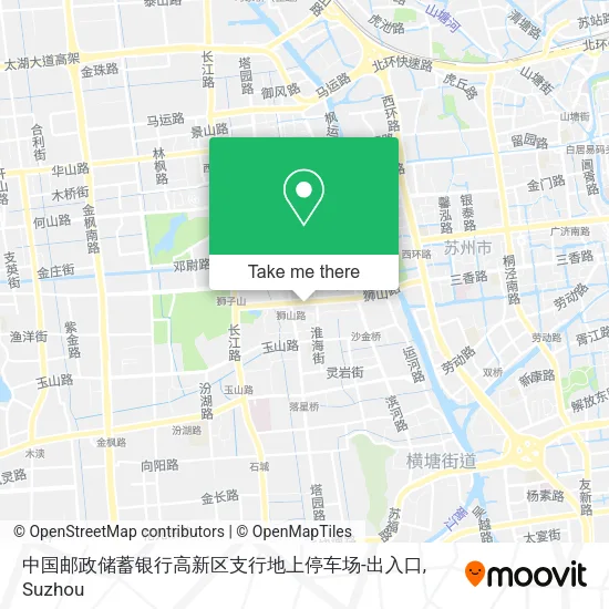 中国邮政储蓄银行高新区支行地上停车场-出入口 map