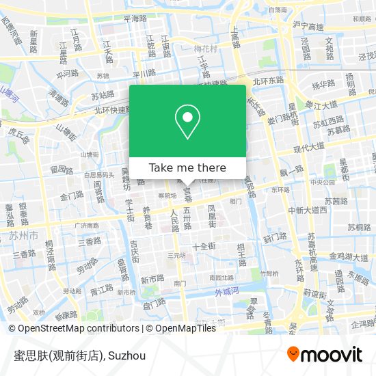 蜜思肤(观前街店) map