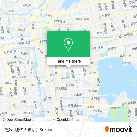 链家(现代大道店) map