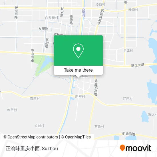 正渝味重庆小面 map